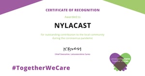 Nylacast Awarded For Contribution to Local Community